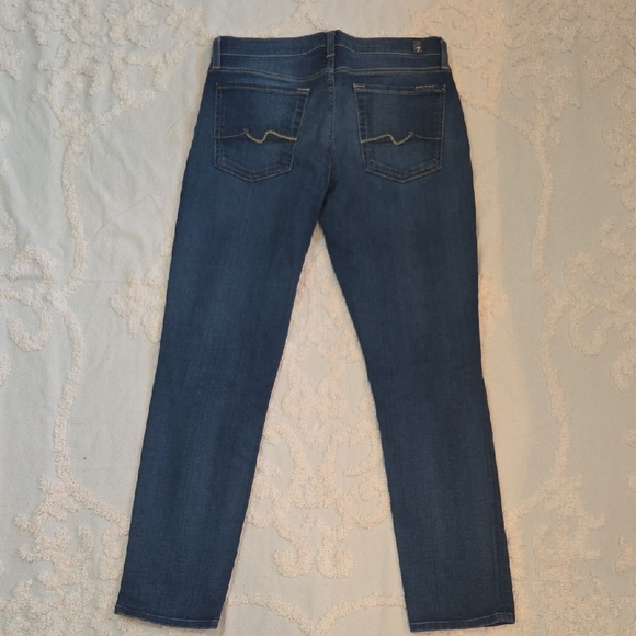 7 For All Mankind Josefina Skinny Boyfriend Jeans Size 27 - Picture 6 of 6